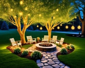 Gartenbeleuchtung: LED-Lichterketten für stimmungsvolle Nächte