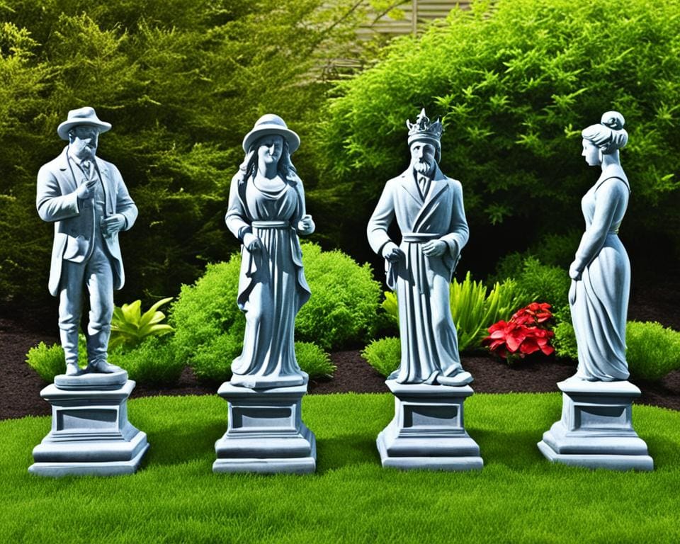 Gartenstatuen für Außendeko