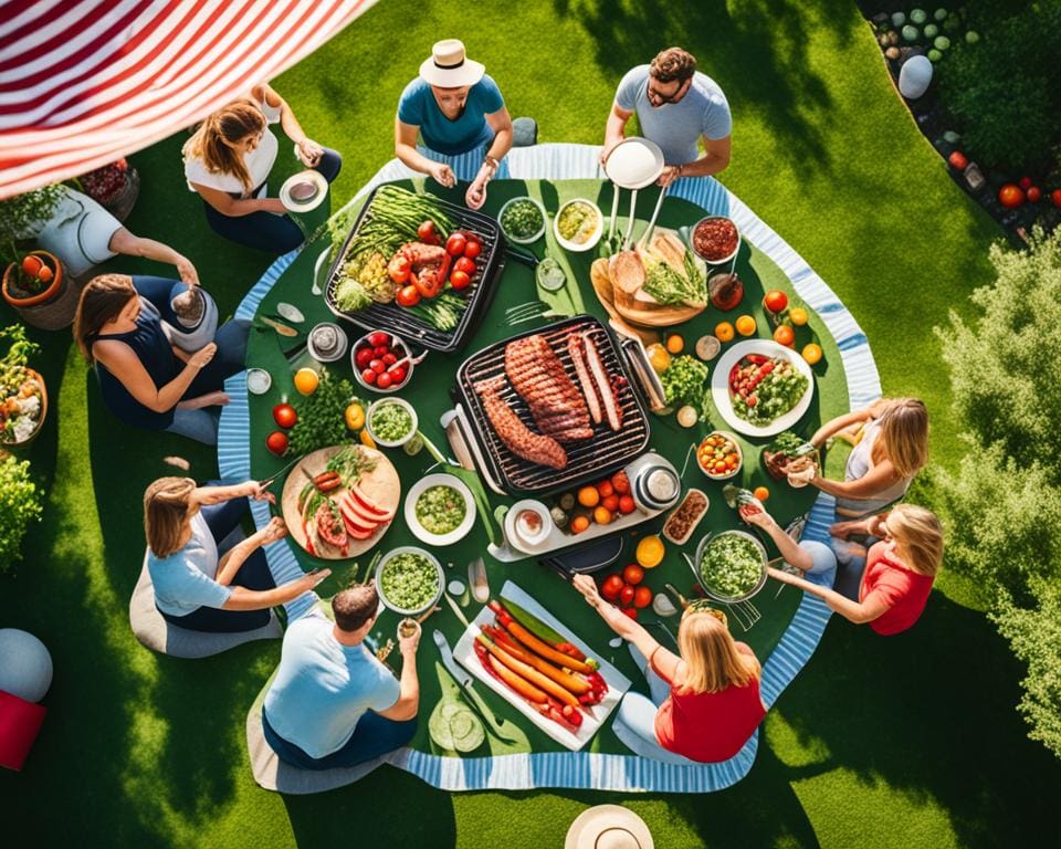 Grillen im Garten