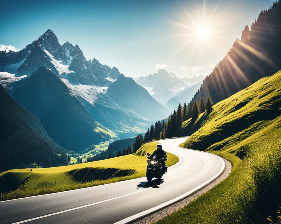 Motorradtouren in den Alpen