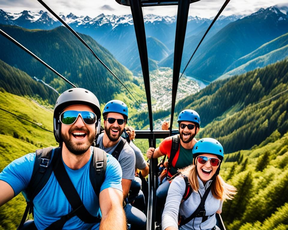 Seilbahn-Abenteuer in Österreichs Bergen