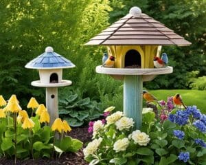 Vogelhäuser und -tränken: Ein Paradies für Vögel schaffen