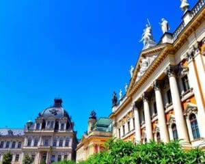 Barocke Fassaden in Dresden, Deutschland
