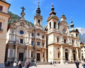 Barocke Kirchen in Innsbruck, Österreich