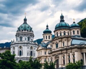 Barocke Kirchen in Salzburg, Österreich