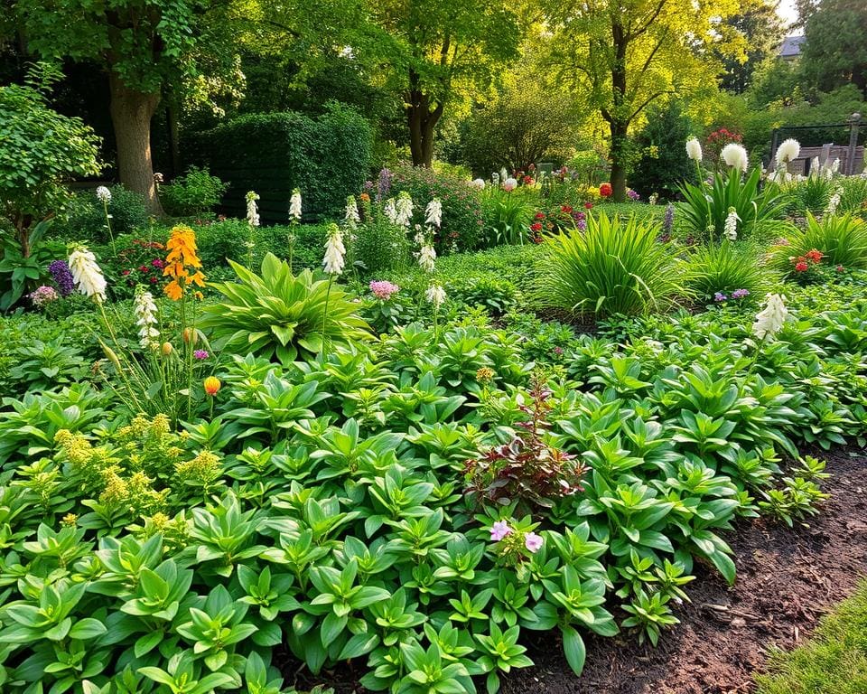 Bodendecker-Pflanzen im Garten