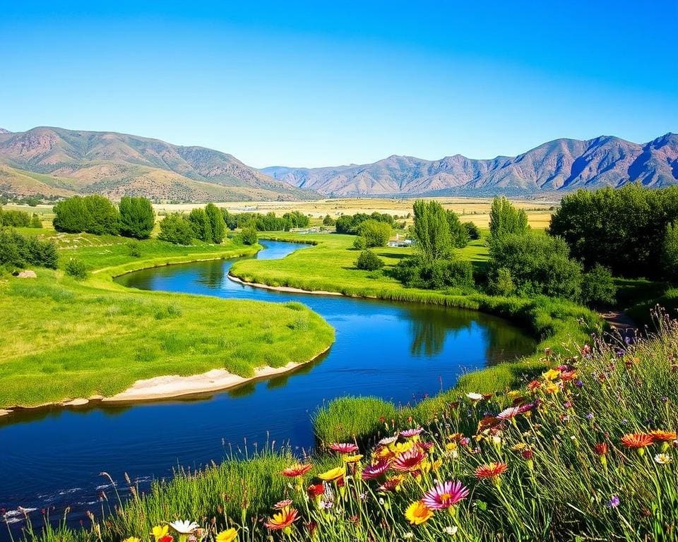 Boise River und Boise Foothills