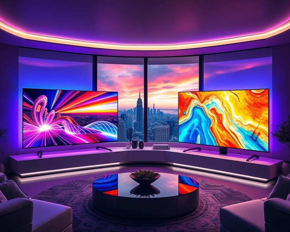 Die Zukunft des Fernsehens: OLED vs. QLED im Vergleich