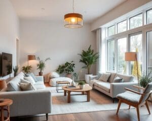 Effiziente Beleuchtungsideen für gemütliche Wohnzimmer