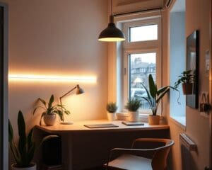 Effiziente Beleuchtungsideen für kleine Arbeitsbereiche