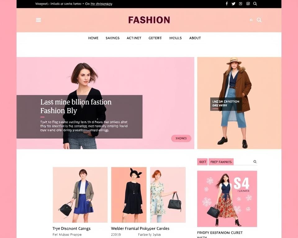Fashionblog ansprechendes design