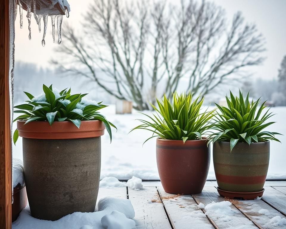 Frostsicherheit für Pflanzen im Winter