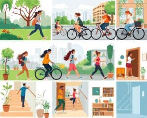 Gesundheitsgewohnheiten: So integrierst du Bewegung in den Alltag