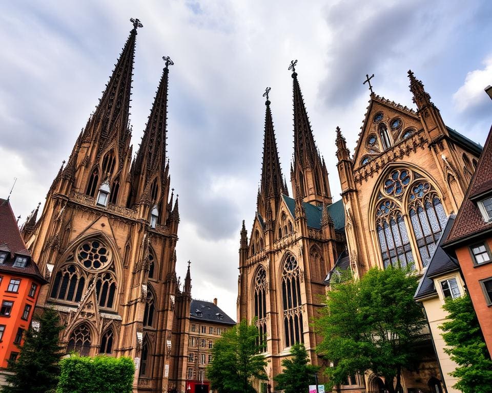 Gotische Kathedralen in Trondheim, Norwegen