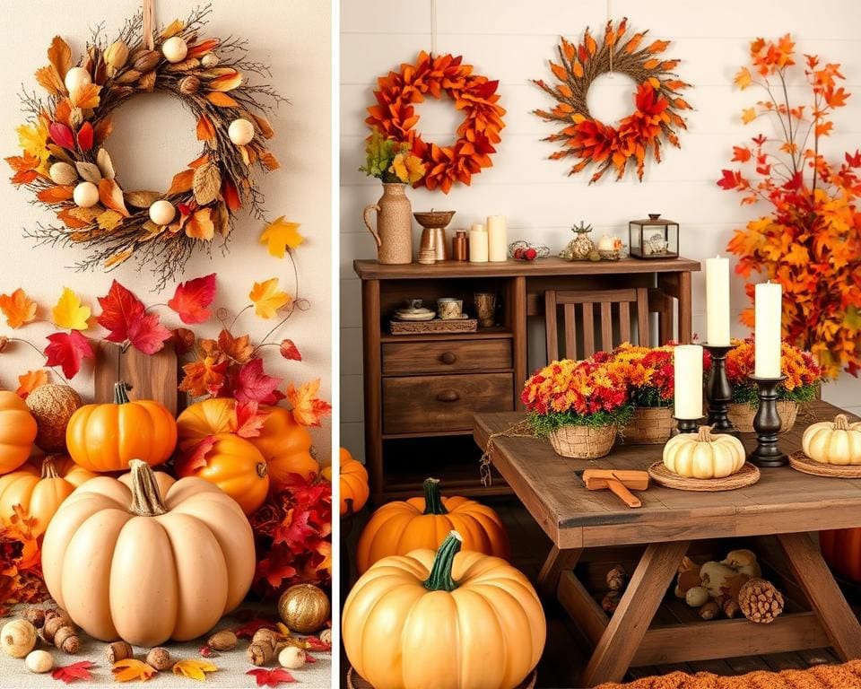 Herbst Dekoration DIY Projekte