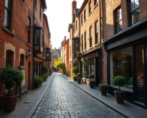 Historische Gassen in York, England