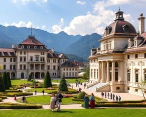 Historische Paläste in Salzburg, Österreich