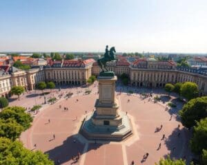 Historische Plätze in Lyon, Frankreich