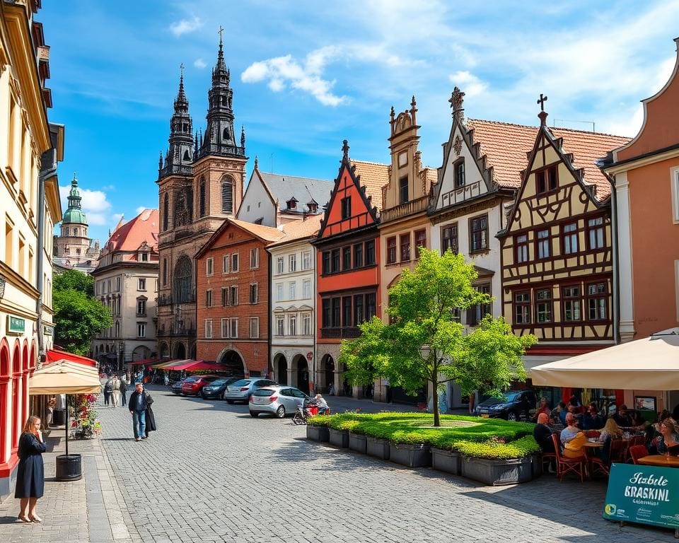 Historische Viertel in Krakau, Polen