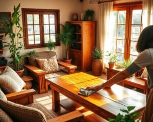 Holzmöbel pflegen: So bleibt das Holz lange schön