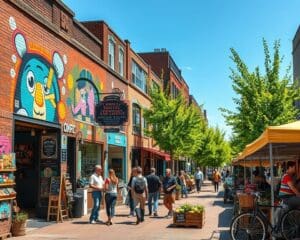 Kreative Viertel in Portland, Oregon