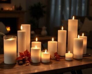 LED-Kerzen für stimmungsvolle Beleuchtung ohne Flamme