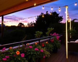 Lichtschläuche: Stimmungsvolle Beleuchtung für Garten und Balkon