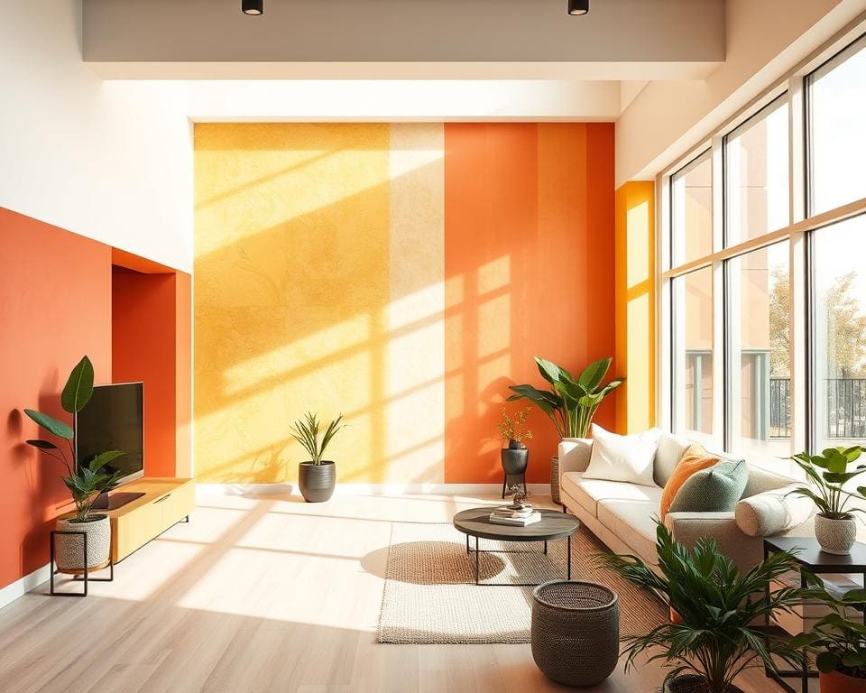 Moderne Farben für energieeffiziente Wandgestaltung
