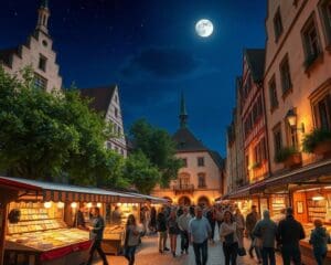 Moonlight-Shopping in Altstädten