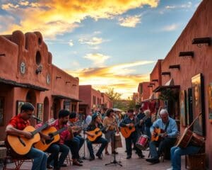 Musik und Kunst in Santa Fe, New Mexico