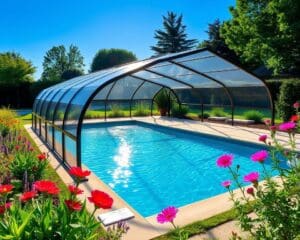 Poolüberdachung: Schutz und Wärme für den Gartenpool