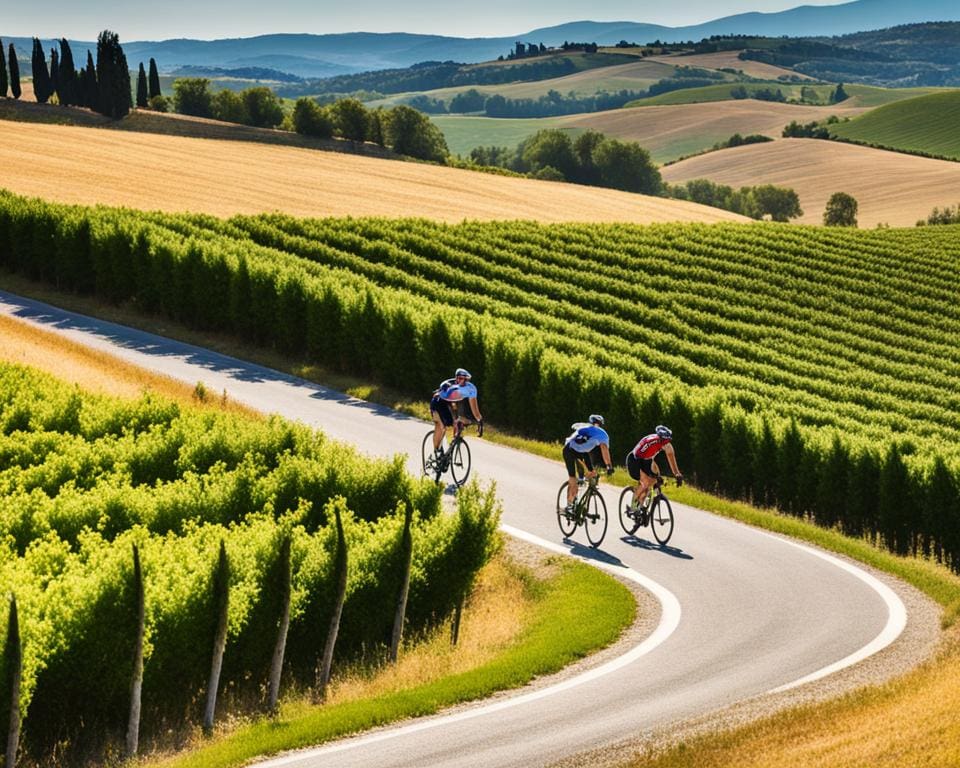 Radfahren durch die Toskana: Traumhafte Landschaften