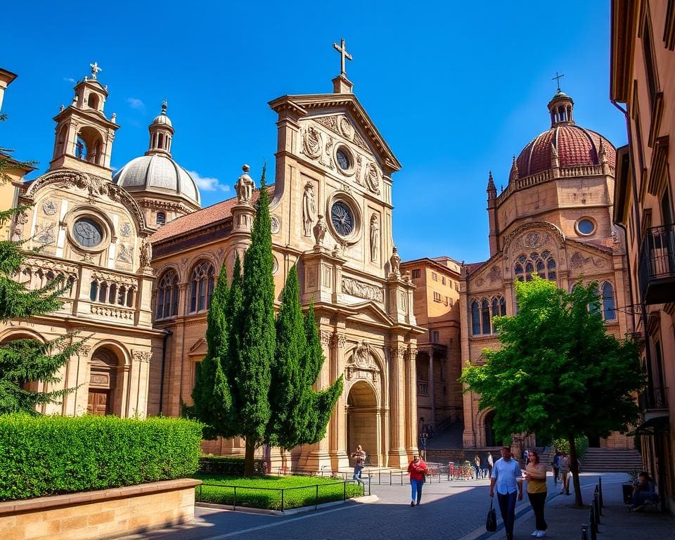 Romanische Kirchen in Modena, Italien