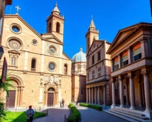 Romanische Kirchen in Siena, Italien