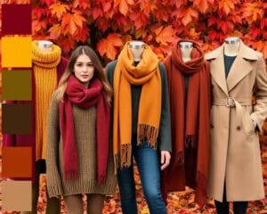 Saisonale Mode: Die besten Farben für den Herbst