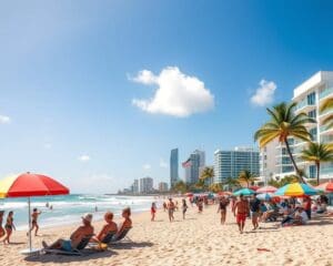 Strand und Kultur in Miami, Florida