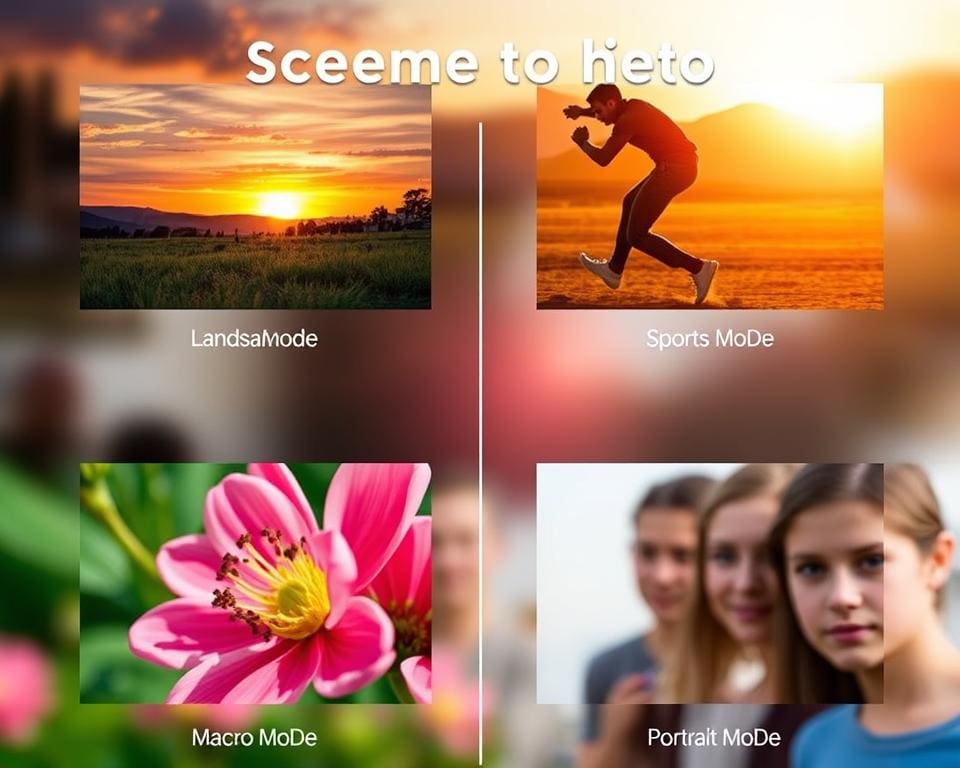 Szenen-Modi in der Fotografie