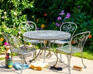 Tipps zur Pflege von Gartenmöbeln aus Metall