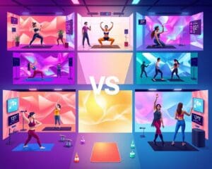 Virtuelle Fitnesskurse: Top-Plattformen im Vergleich