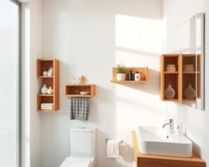 Wandregale für mehr Stauraum im Badezimmer
