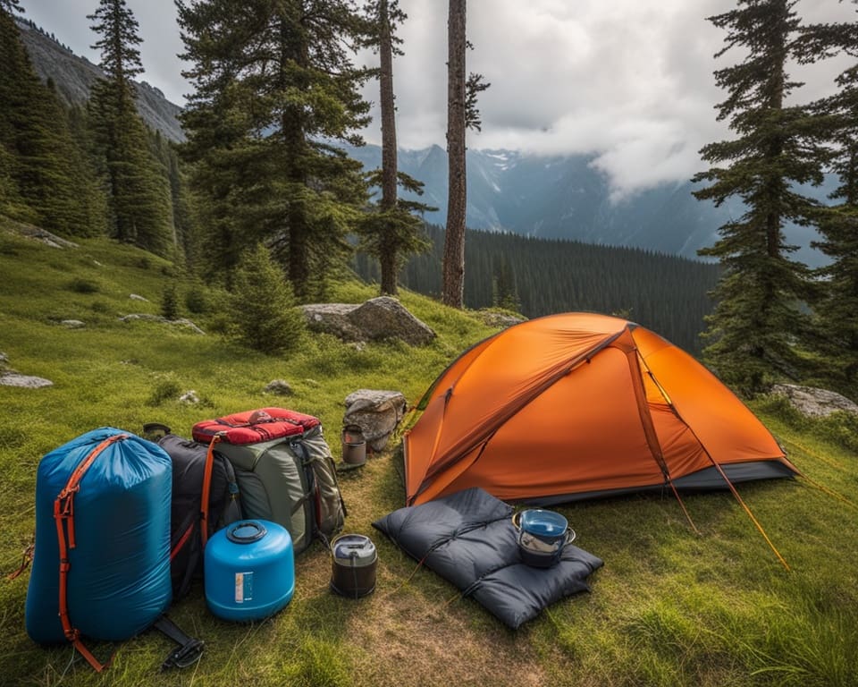 essentielle Campingausrüstung für Anfänger