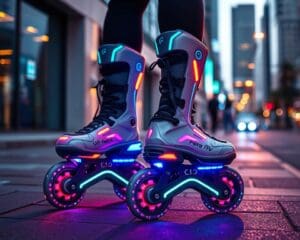 Elektrische Rollschuhe: Mobilität auf acht Rädern