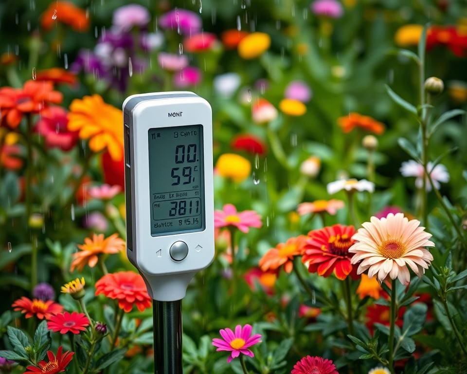 Elektronische Regenmesser für Gartenfreunde