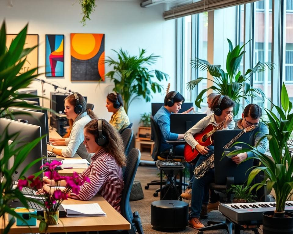 Integration von Musik am Arbeitsplatz