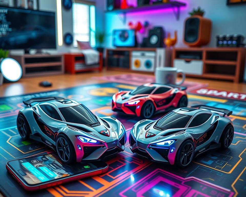 Intelligente Spielzeugautos mit App-Steuerung