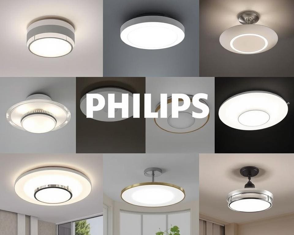 Vielfalt der Designs in Philips LED-Beleuchtung