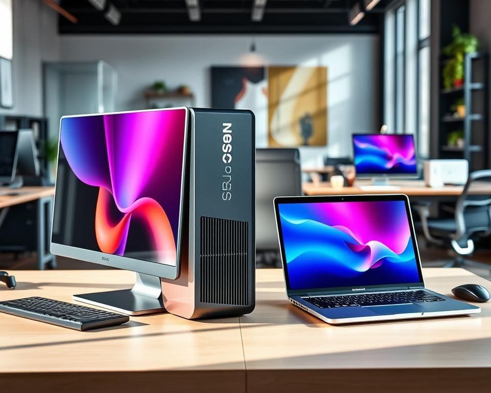 Wahl von Desktop-Computern und Laptops