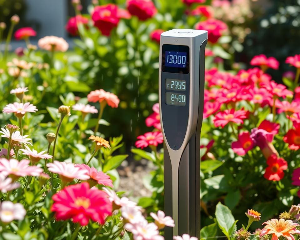 smart Regenmesser im Garten