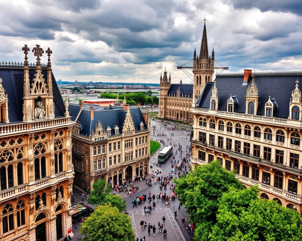 Architekturwunder in Brüssel, Belgien