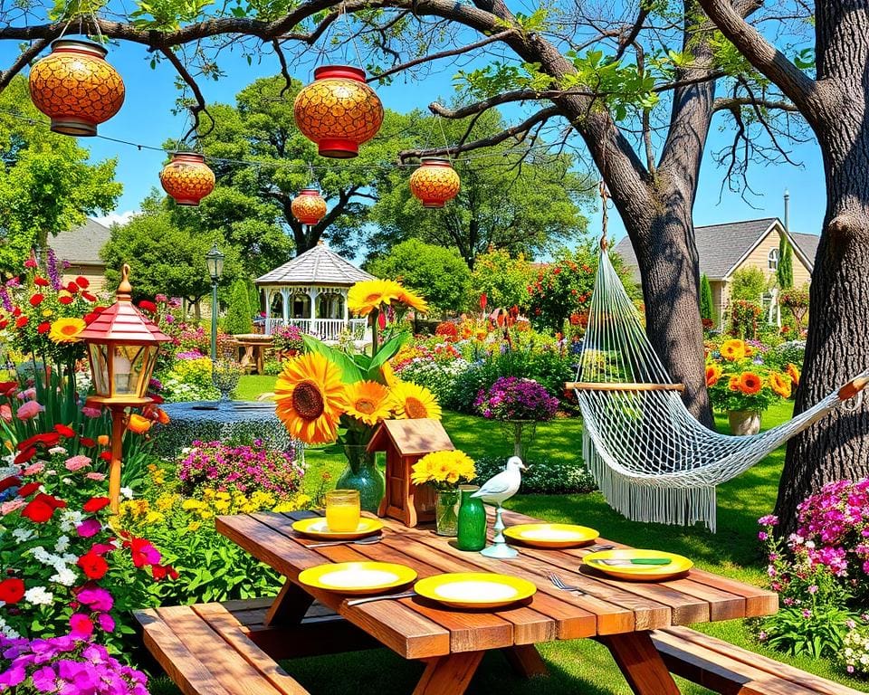 Die besten Dekorationen für den Sommergarten